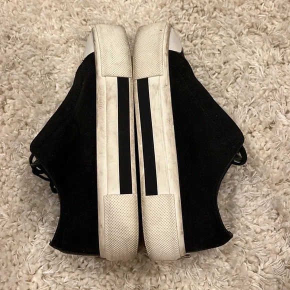 ALEXANDER MCQUEEN Canvas Sneakers leather tongue size 38 (women’s 8) - Picture 7 of 10